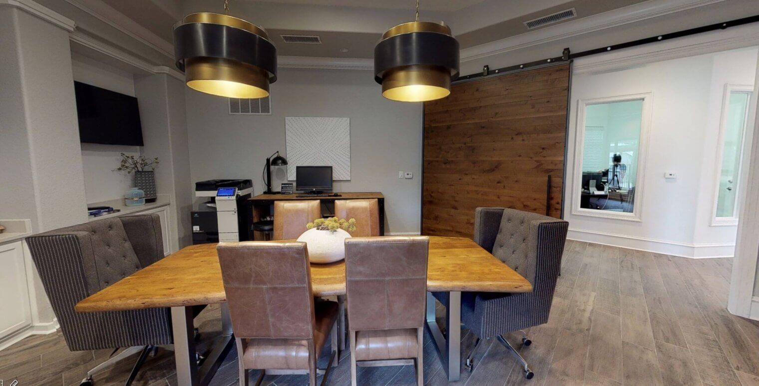 executive business center at mcdermott place apartments in plano tx